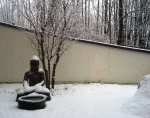 statue jardin